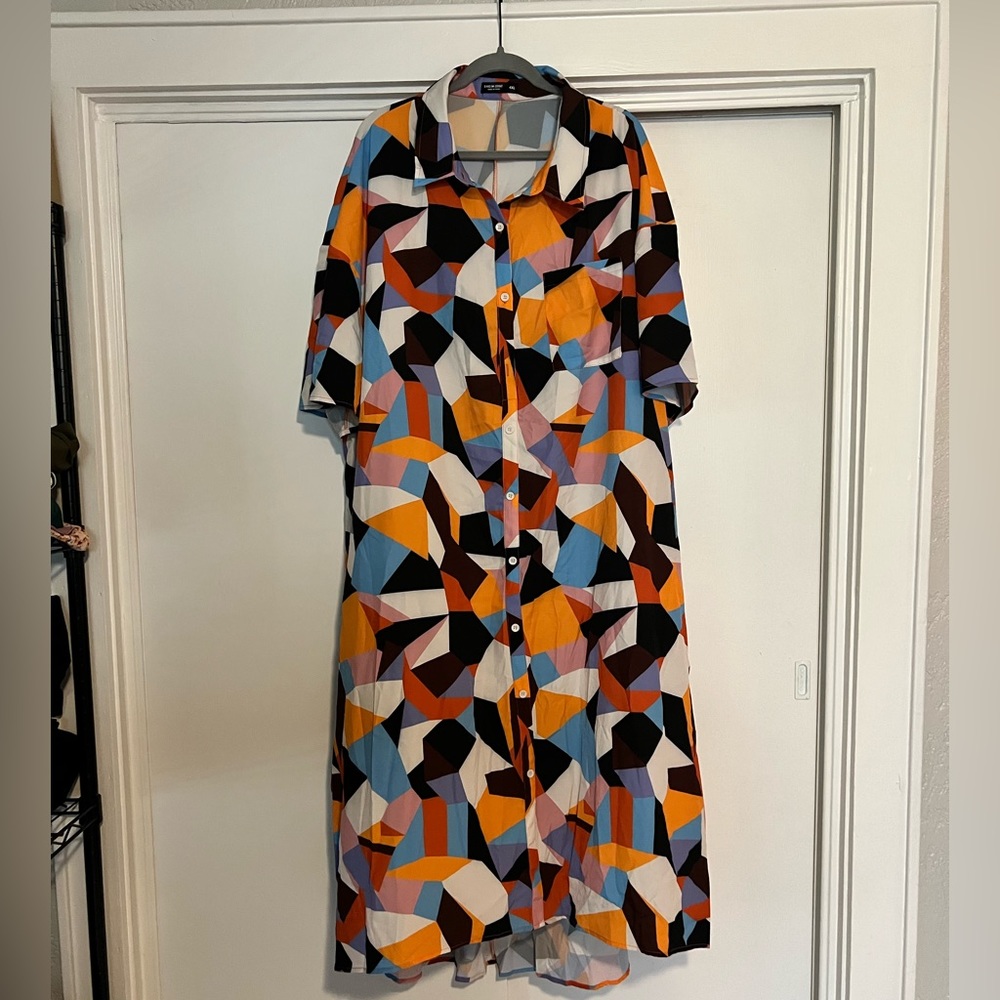 Multi color maxi dress